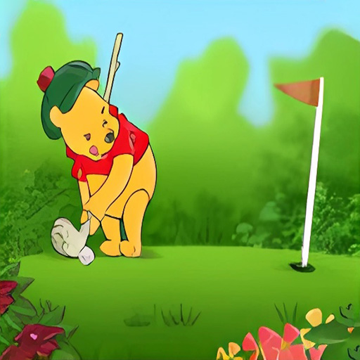 Game Gấu Pooh đánh golf